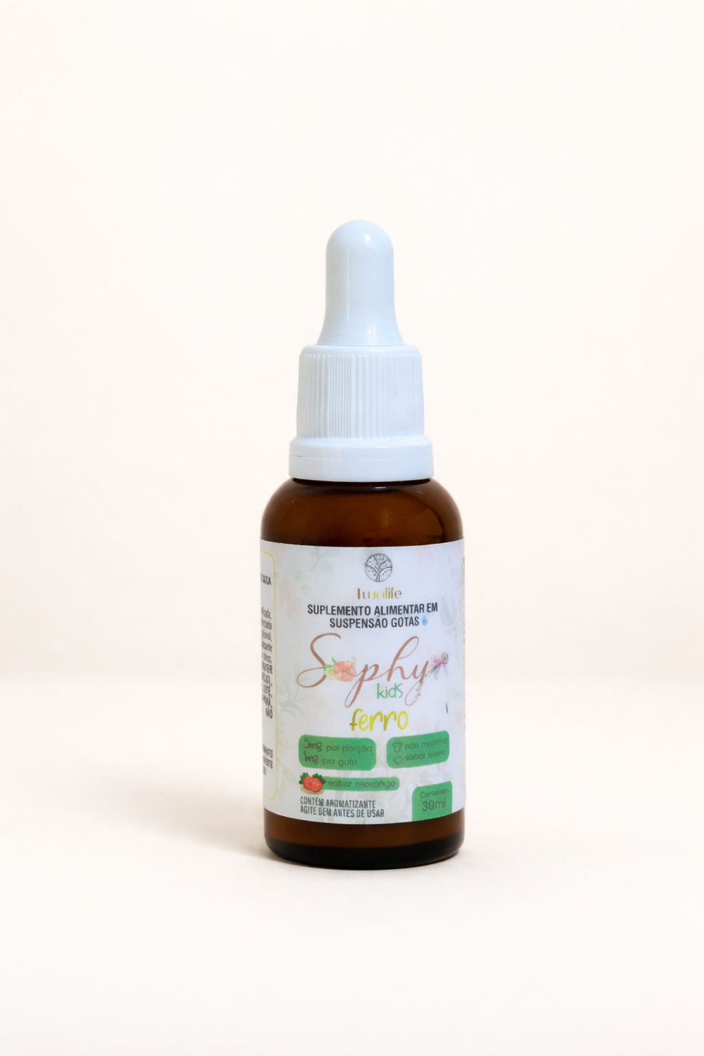 Ferro em gotas da linha Sophy kids