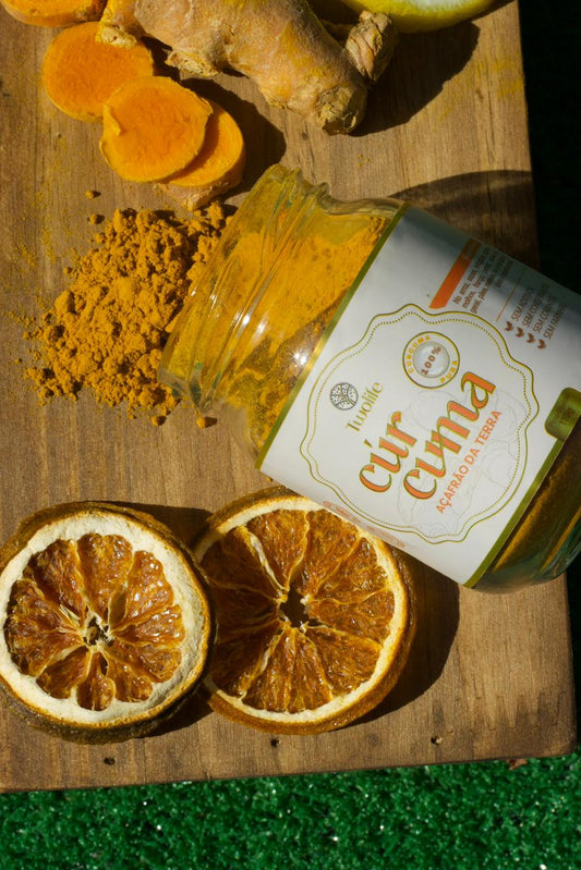 Cúrcuma premium 100% pura com laudo de pureza